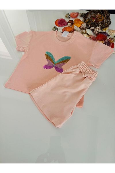 Alvadonna Butterfly Girl's Bottom Top Set