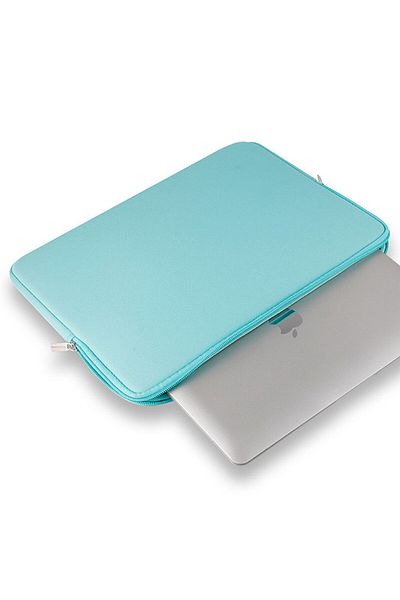 Hurtel Geantă slip-in pentru laptop și tabletă 14'' albastru deschis