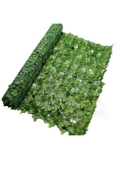 yapay çiçek evi Yapay Çit Yapay Sarmaşık Asma Yaprağı Dekorasyonu , Paravan Yapay Sarmaşık, 100x300 Cm