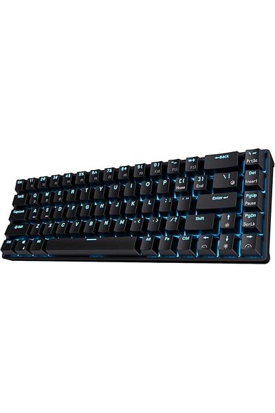 COOYA Gaming Keyboard Wireless Hot Swappable,with Stand-Alone Arrow/Control Keys, Black, Quiet Red Switch