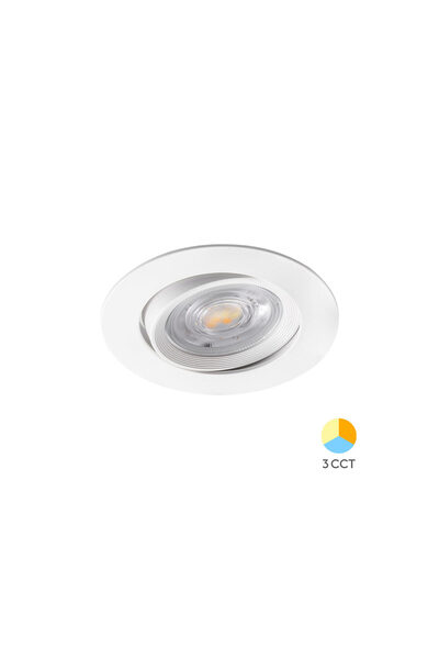 Braytron SPOT LED ROTUND 7W 3IN1 230V IP20 ALB ROTABIL