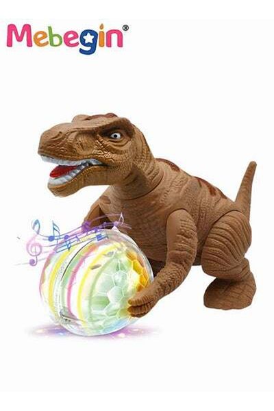 MEBEGIN Electric Dinosaur Toy with Lights & Sounds Jurassic World Tyrannosaurus Rex Toy Walking Dinosaur Toy
