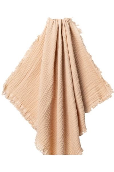 bipamuk Cotton Muslin Baby Blanket Anti-Sweat, Natural Cotton Fabric 100×100 cm