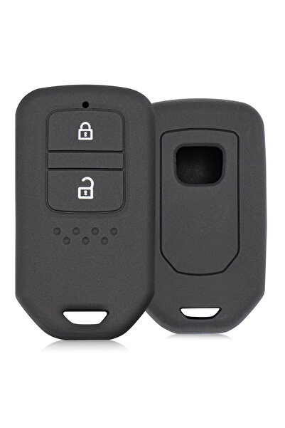 Rem Anahtar Oto Elektronik Anahtar City Jazz 2 Button Smart Silicone Key Case...
