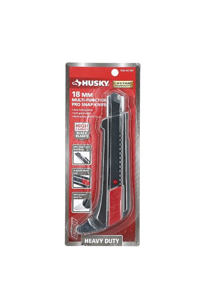 HUSKY Multi Function Pro Snap-Knife with Metal Tip 18 mm