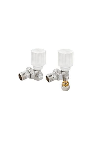 1/2X16X2 PEX-B BAĞLANTILI KÖŞE RADYATÖR VANASI TİP4