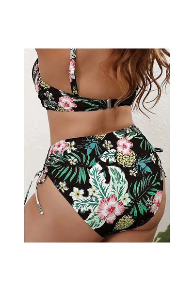 FITINT Women's Push-Up High-Waisted 2-Piece Swimsuit –
