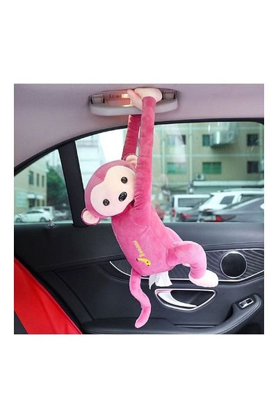 fun zone Generic Car Tissue Box With Cartoon Monkey Design