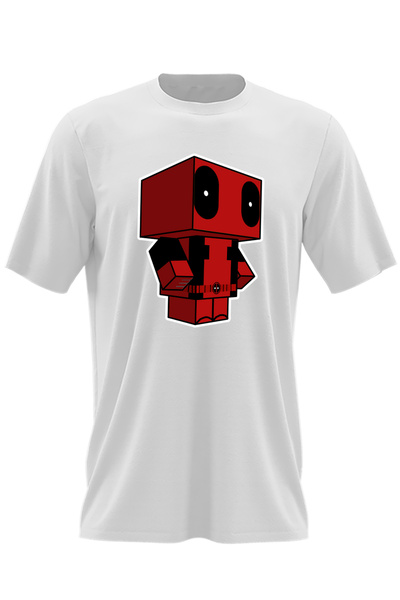 OEM Tricou barbati Deadpool Minecraft Steve Ninja