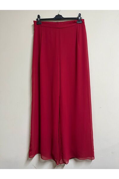 Javelin Collection This Is the Season's Fashion Wide-Leg Chiffon Pants