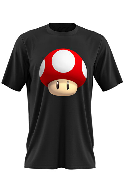 OEM Tricou barbati Super Mario Bros Cap Ciuperca Video Game