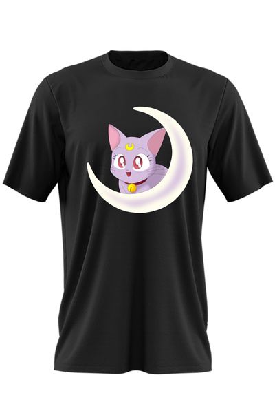 OEM Ανδρικό T-shirt Sailor Moon Luna Valentine's Day Love