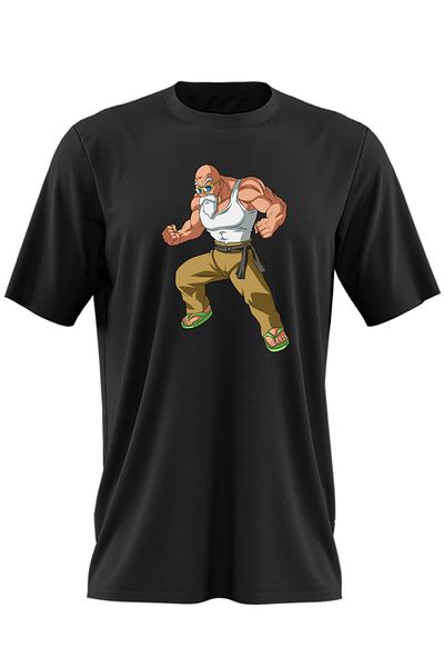 OEM Tricou barbati Dragon Ball Z Master Roshi Culturism Antrenor Bunic
