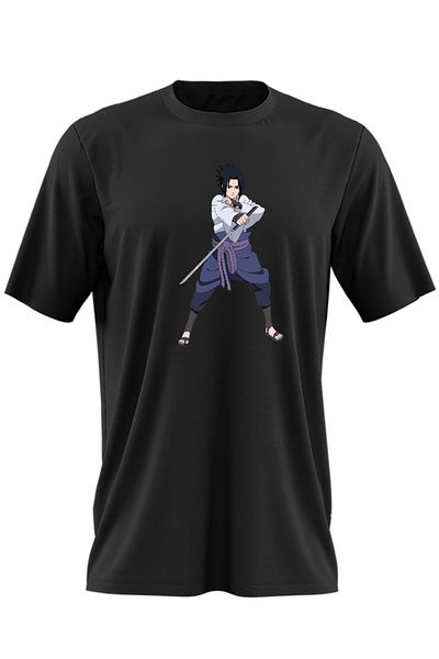 OEM Tricou barbati Naruto Sasuke Uchiha Antrenament Ninja