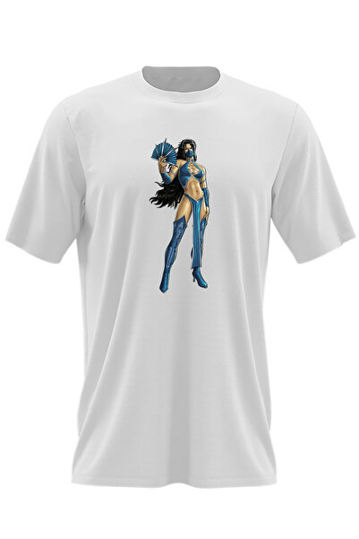 OEM Tricou barbati Mortal Kombat Mina Shao Kahn Kitana Blue