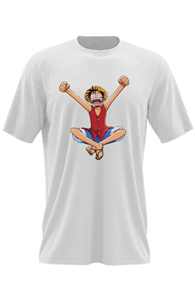 OEM Ανδρικό T-shirt One Piece Luffy Pirate Vagabond Sailor Anime