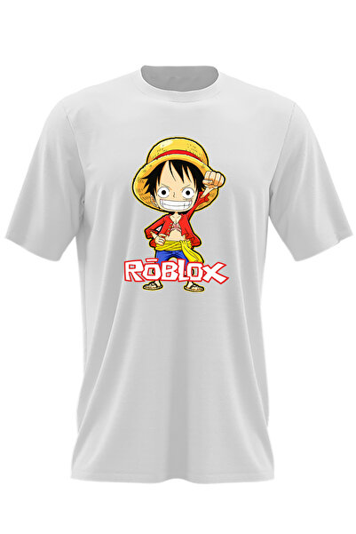 OEM Tricou barbati Monkey D Luffy One Piece Roblox Anime
