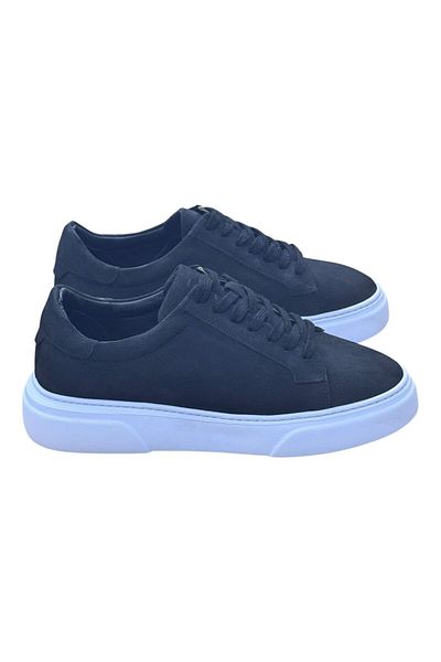 Greyybull Shoes Black Nubuck Leather Sneakers - Black Sneakers