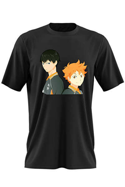 OEM Tricou barbati Haikyuu Volei Hinata Kageyama Haruichi Furudate