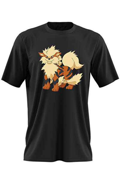 OEM Ανδρικό T-shirt Pokemon Arcanine Cat Tiger