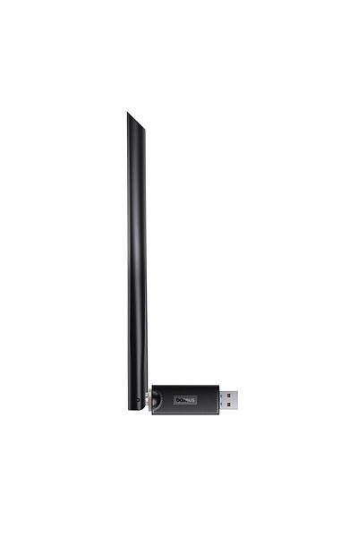 Baseus Zewnętrzna karta sieciowa USB WiFi 2.4GHz 150Mb/s z anteną 6dBi czarna