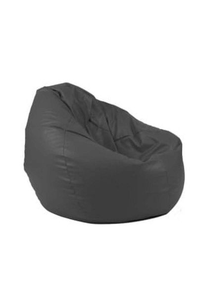 Pufrelax Fotoliu Nirvana Gigant, Material Piele ecologica - Dark Grey