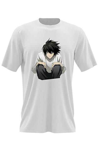 OEM Tricou barbati Death Note L Detectiv Dragobete Valentines Day Anime