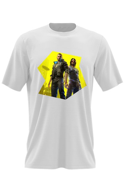 OEM Ανδρικό T-shirt Cyberpunk 2077 Night City California