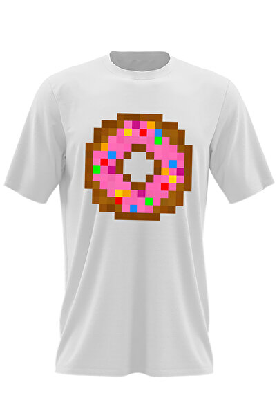 OEM Мъжка тениска с Minecraft Donut