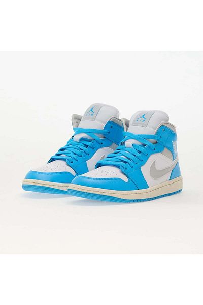 JORDAN Air 1 Mid "Dk Powder Blue/ Neutral Grey-White"