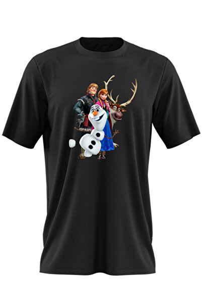 OEM Tricou barbati Elsa Frozen Anna Olaf Hans