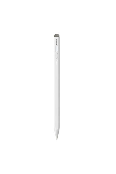 Baseus Rysik stylus do iPad z aktywną wymienną końcówką Smooth Writing 2 z kablem USB-C biały