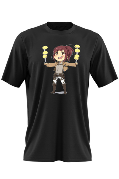 OEM Tricou barbati Mikasa Ackerman Attack Titan Manga Anime