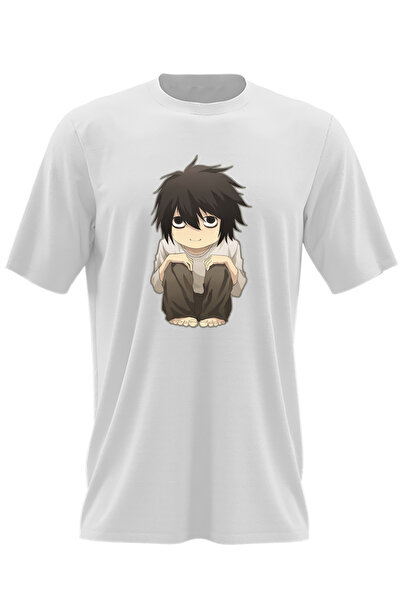 OEM Tricou barbati Death Note L Detectiv Insomniac Chibi Bebe