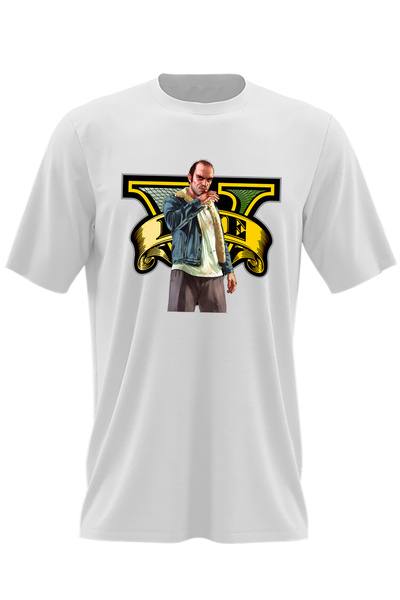 OEM Ανδρικό T-shirt Trevor GTA Game Minecraft