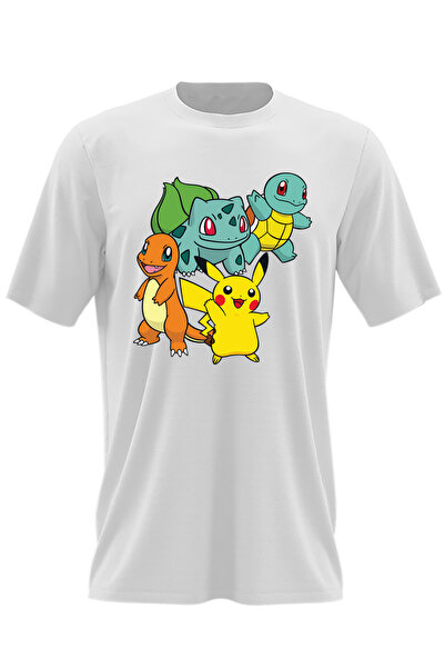 OEM Tricou barbati Pokemon Go Cards Pikachu Bulbasaur