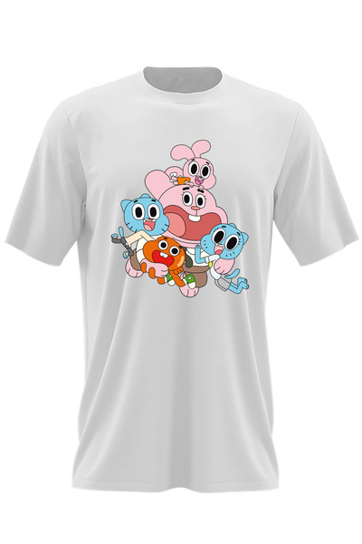 OEM Tricou barbati The Amazing World of Gumball All Family Familie
