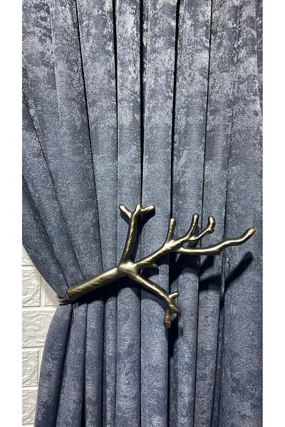 Helezoni Curtain Rail Curtain Accessory Polyester Casting Premium Lever Curtain Holder 1Pcs