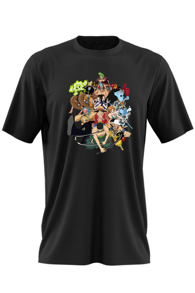 OEM Ανδρικό T-shirt All Crew Gang One Piece Pirate Crew