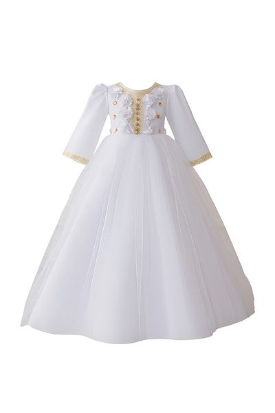 ddaniela D' Daniela - Luminous White Abaya Dress - White