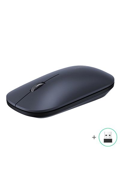 Ugreen Poręczna myszka bezprzewodowa do komputera USB czarny