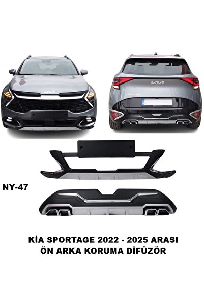 Otolaria Kia Sportage ön ve arka tampon koruma difüzör 2022-2023-2024-2025 sp...