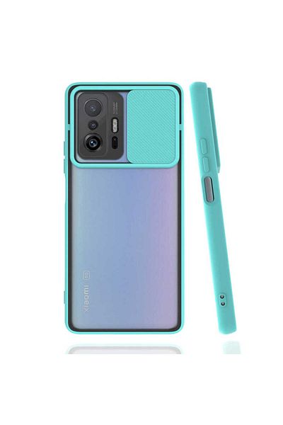 xemu غطاء عدسة TUVA لهاتف Mi 11T 5G - أخضر داكن