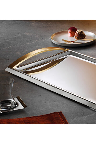 Tiamo Paris Tea Tray Gold 32 cm - 50 cm