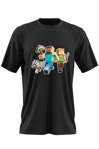 OEM Tricou barbati Dog Steve Alex Minecraft