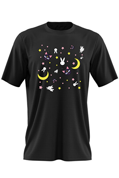 OEM Tricou barbati Sailor Moon Luna Iepuras Stele