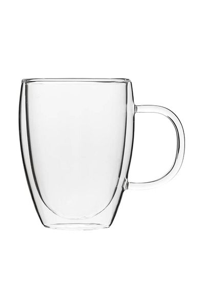 Secret de Gourmet Clea stainless steel infuser mug, borosilicate glass, lid, 300 ml