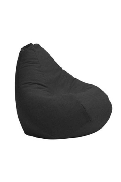 Pufrelax Fotoliu Nirvana Hobbit, Material Textil - Eerie Black