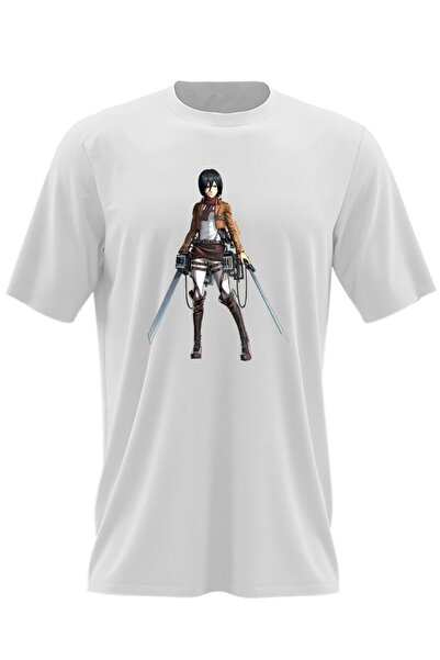 OEM Мъжка тениска Mikasa Attack Titan Manga Anime Swords