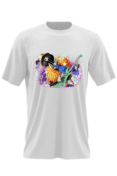 OEM Ανδρικό T-shirt One Piece Brook Soul King Anime Manga